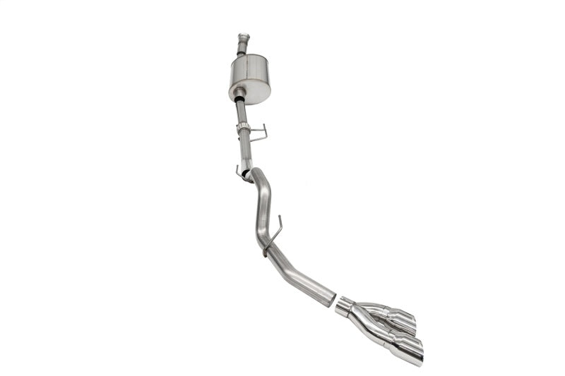 CORSA Performance 2021-2022 Ford F-150 SuperCab/6.5in Bed 3.5L V6 Sport Cat-Back Single Side Exit-Polished 21166