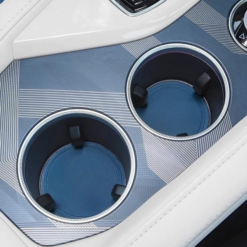 EVSTITAN Water Cups, Door And Center Console Anti-Slip Mats