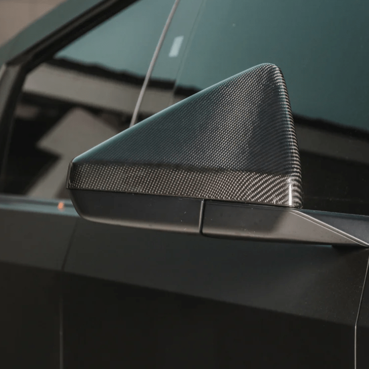 Teskay Carbon Fiber Rearview Mirror Cover for Tesla Cybertruck