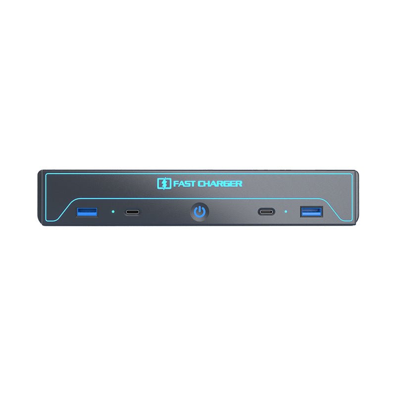 Tesery USB Hub for Model 3 Highland & Model Y Juniper | 7-Mode Ambient Light | Fast Charging
