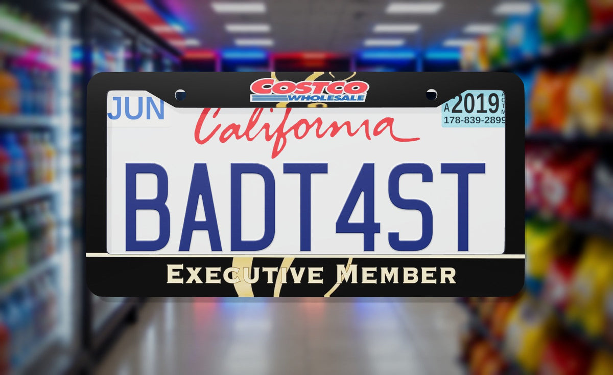 Costco "Executive Member" License Plate Frame
