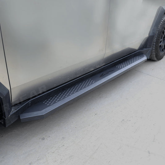 CyberGearco Tesla Cybertruck Running Board Set Nerf Bars Side Steps Solid Design