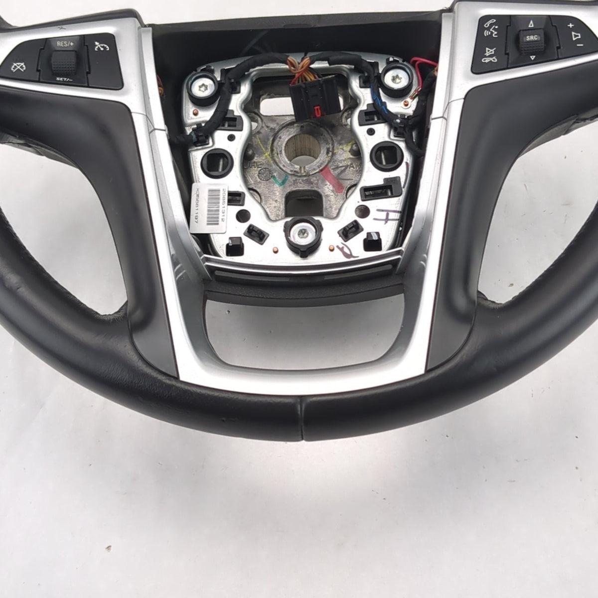 2010 2011 Chevrolet Equinox Steering Wheel Black Leather Multi Function Controls