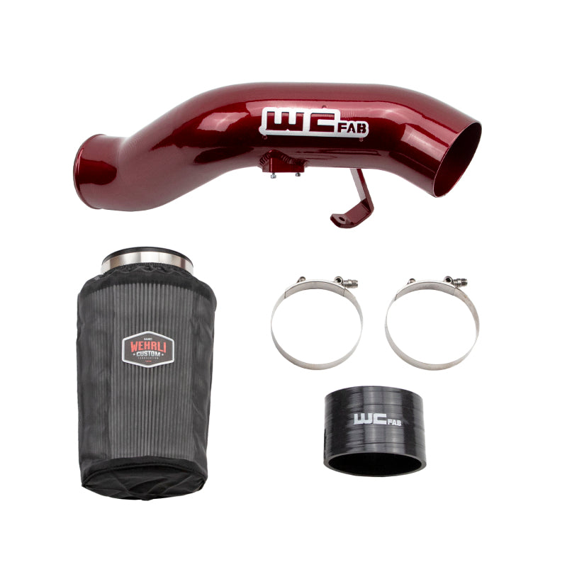 Wehrli 03-07 Ford 6.0L Powerstroke 4in Intake Kit - Fine Texture Black