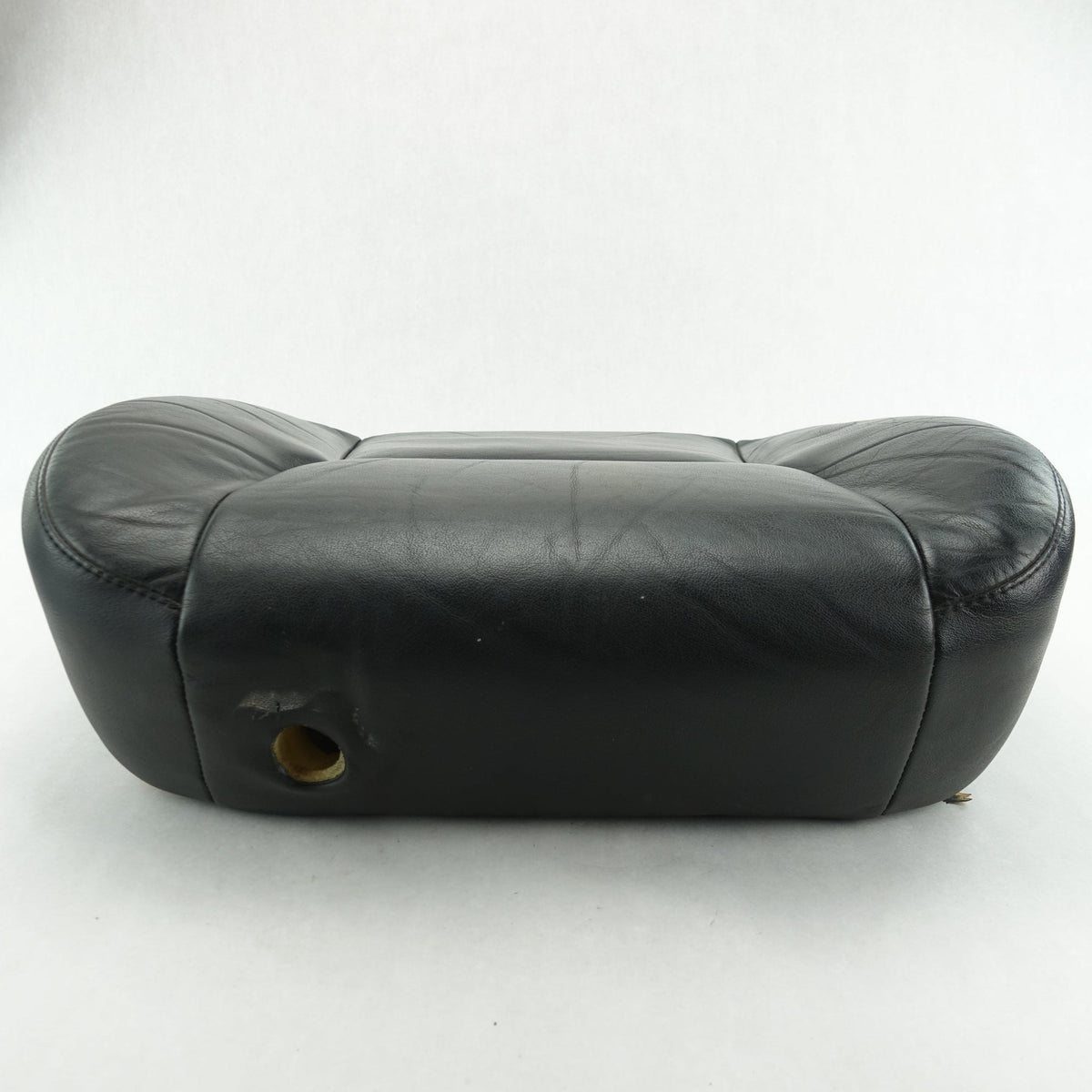 Damage 2006 Pontiac Torrent Driver Left Front Bottom Cushion Leather Black - image 3