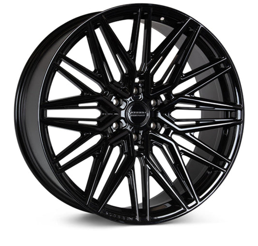 Vossen HF6-5 22X9.5 / 6X139.7 / ET30 / Deep Face / 95.1 - Gloss Black Wheel