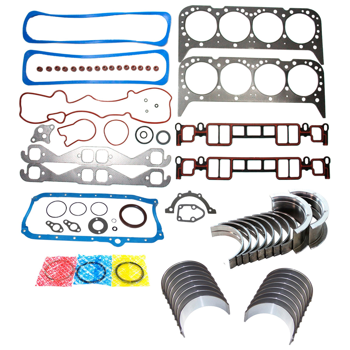 DNJ Engine Re-Ring Kit 1996-2002 Cadillac, Chevrolet, GMC 5.7L