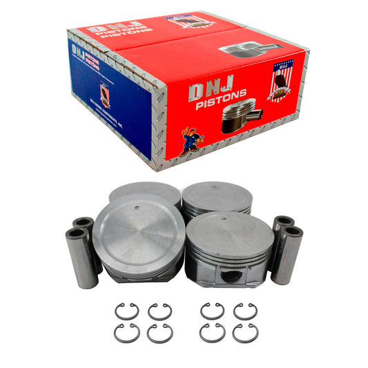 DNJ Piston Set 2000-2008 Chevrolet, Oldsmobile, Pontiac, Saturn 2.2L (Oversizes Available)