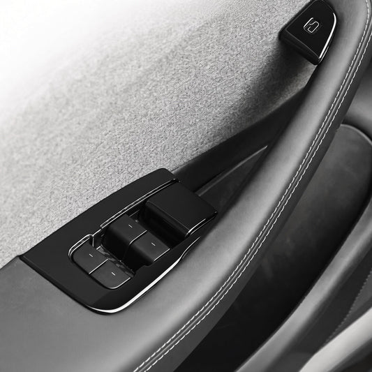 Tesery Door Lock Switch Cover Trim for Tesla Model Y Juniper & Model YL