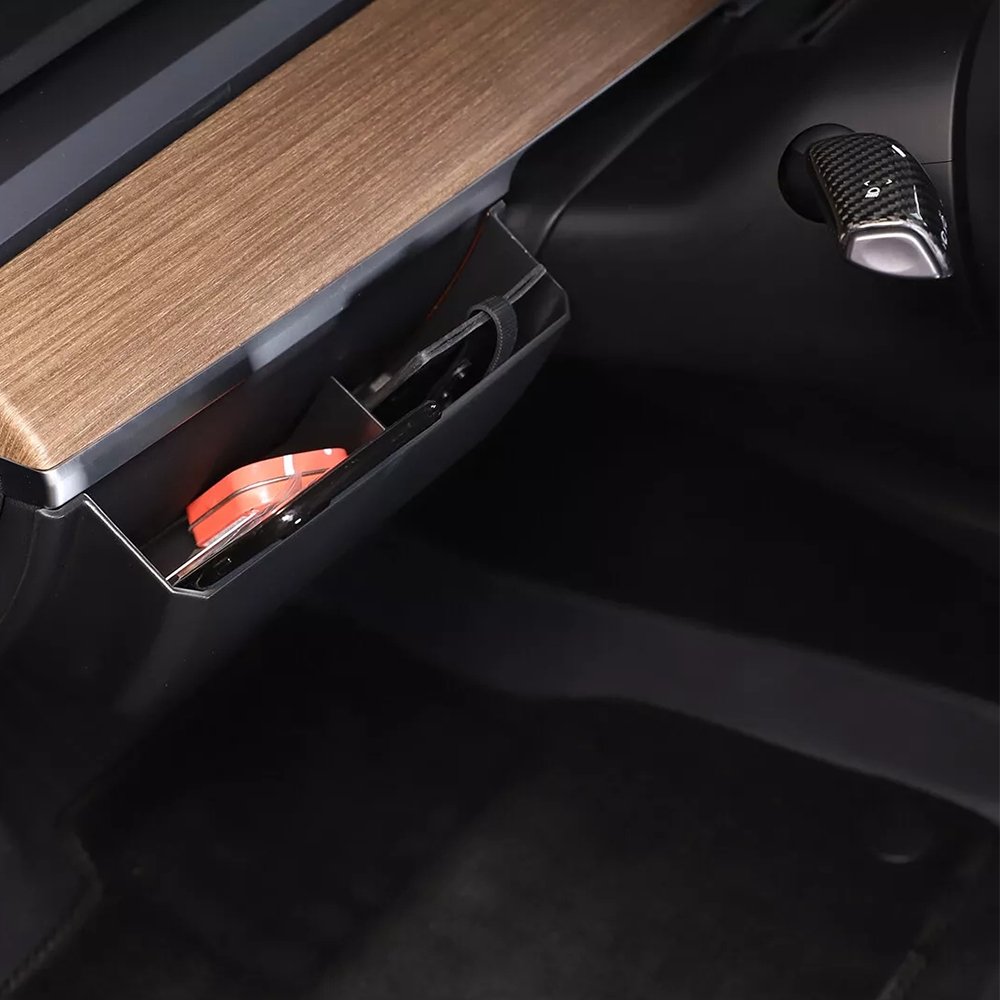 Tesery Driver Side Dash Panel Storage Box for Tesla Model Y/3