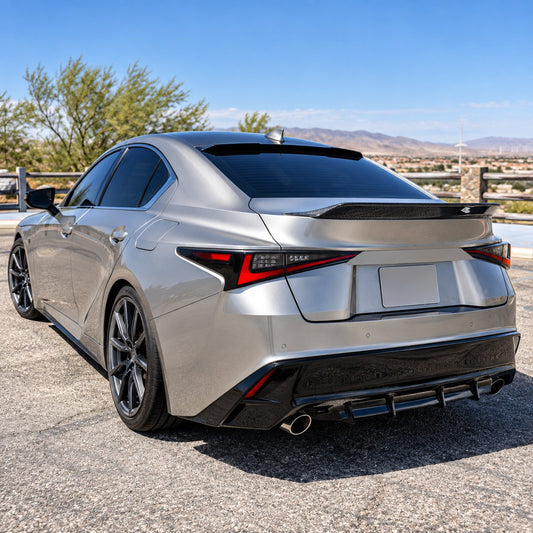 Dry Carbon Fiber Rear Trunk Spoiler for Lexus IS300 IS350 IS500