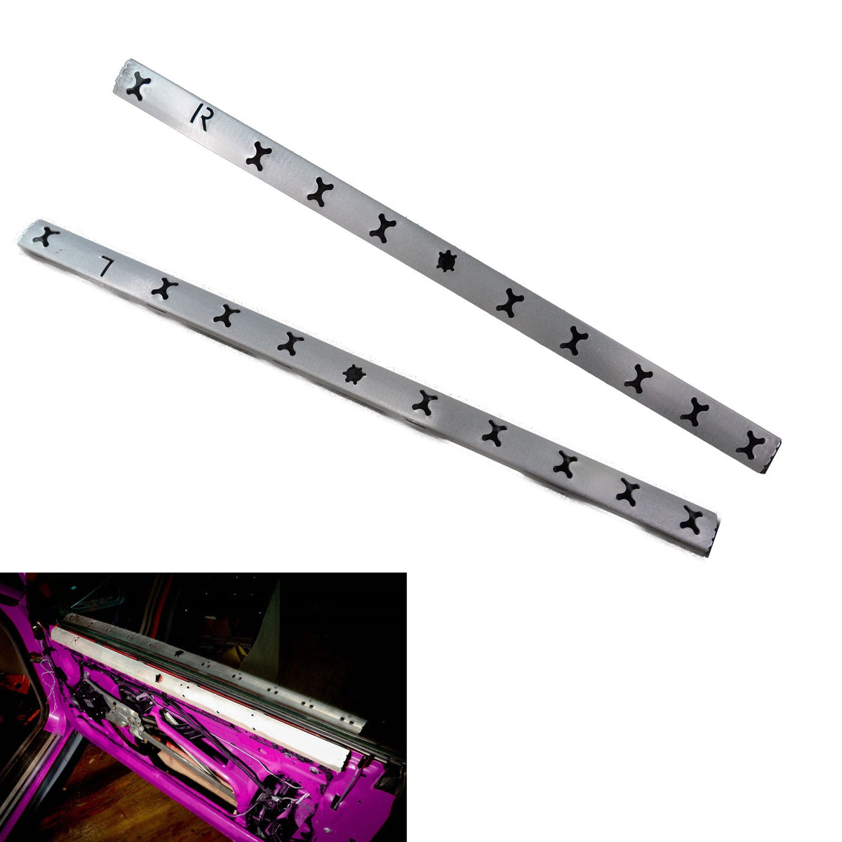 Bull Boost Pair of BMW E36 Coupe and Convertible Door Panel Repair Brackets Card M3 325is