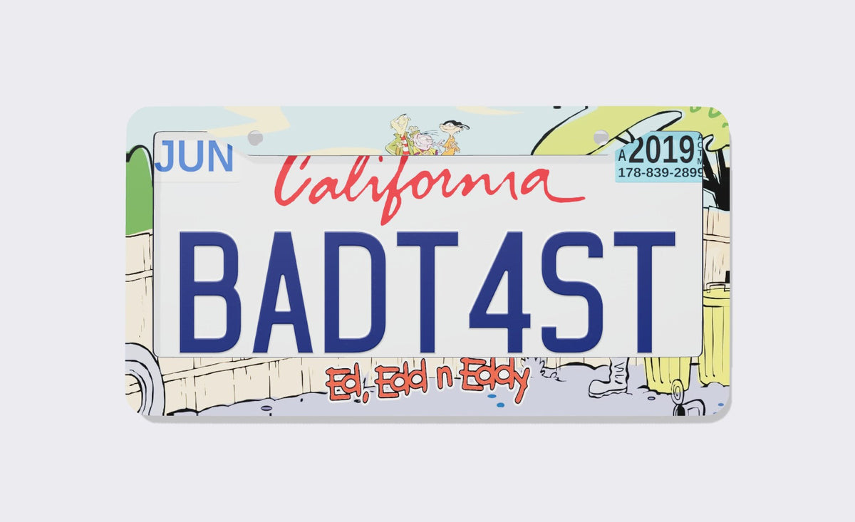 Ed Edd & Eddy License Plate Frame