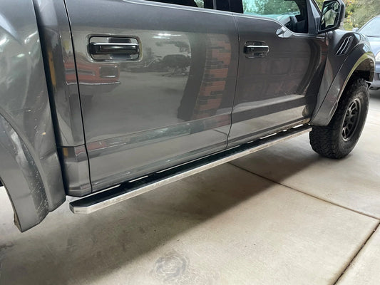 Elevate Metalcraft RAPTOR/Ford F-150 Rock Slider Steps (2015-26) SuperCrew 4 Door