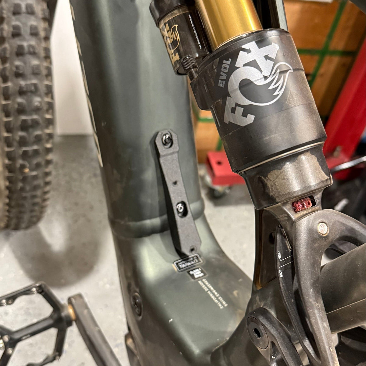 Elevate Metalcraft Specialized Turbo LEVO Gen2 Water Bottle Cage Relocation