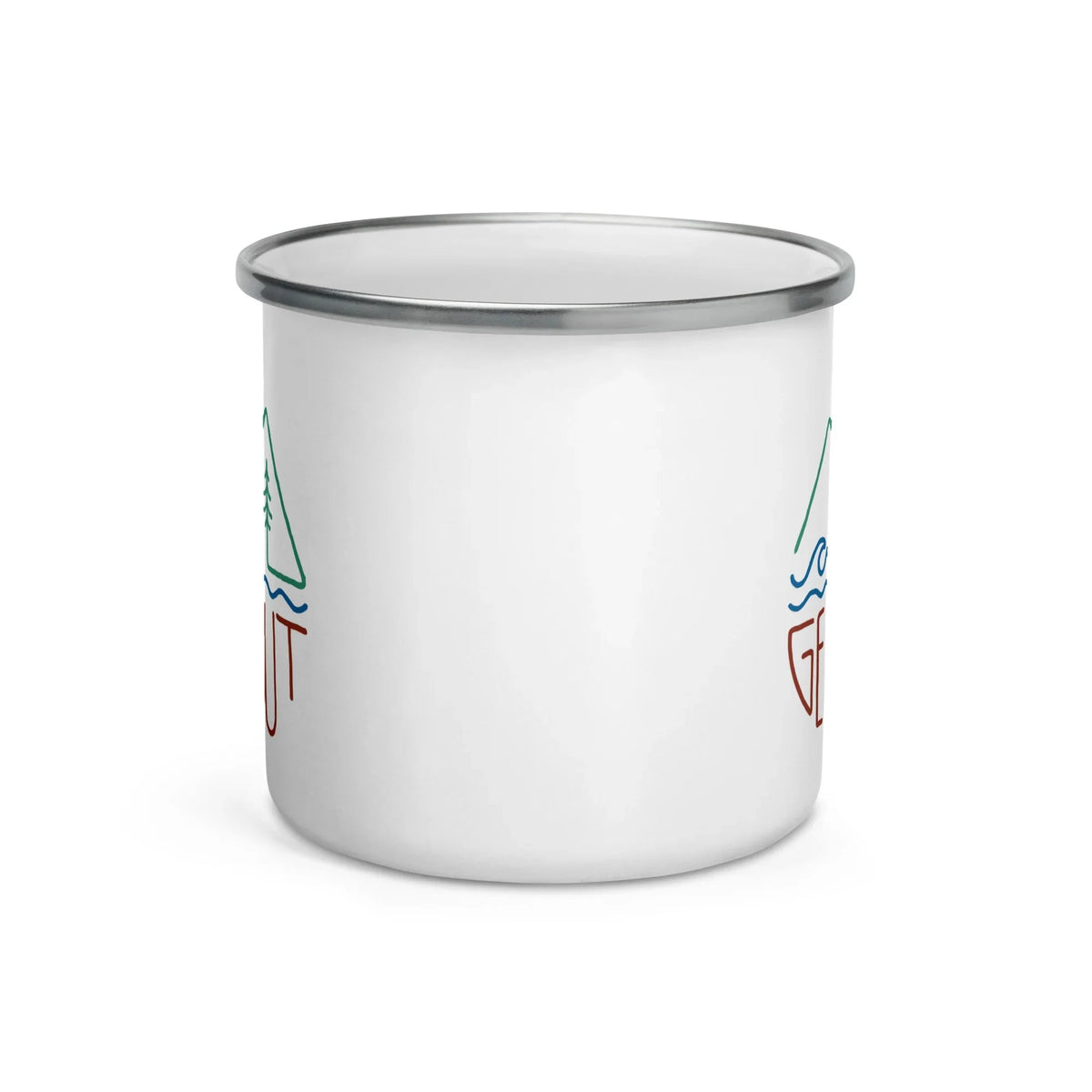 Get Out Enamel Mug