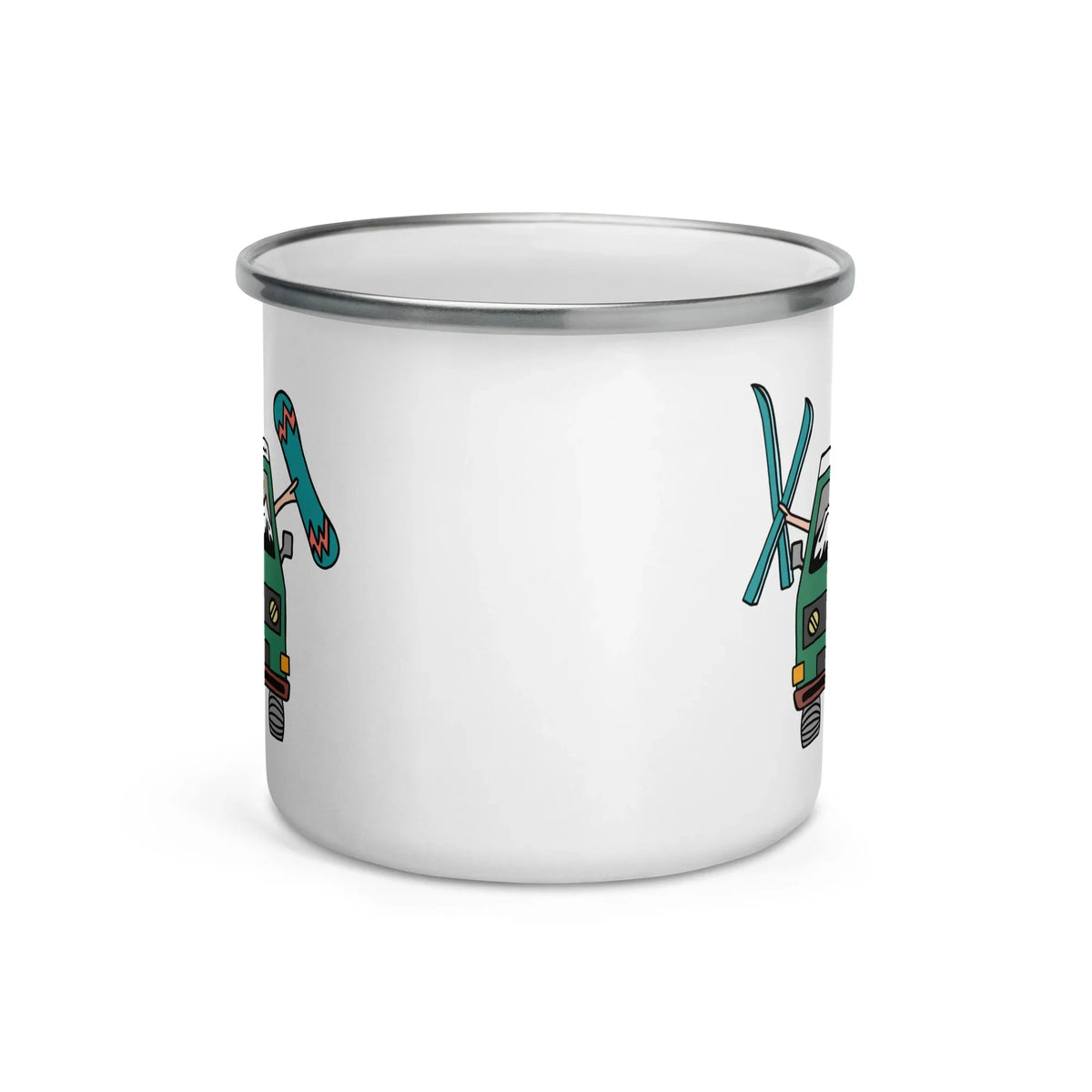 Shred Van Enamel Mug