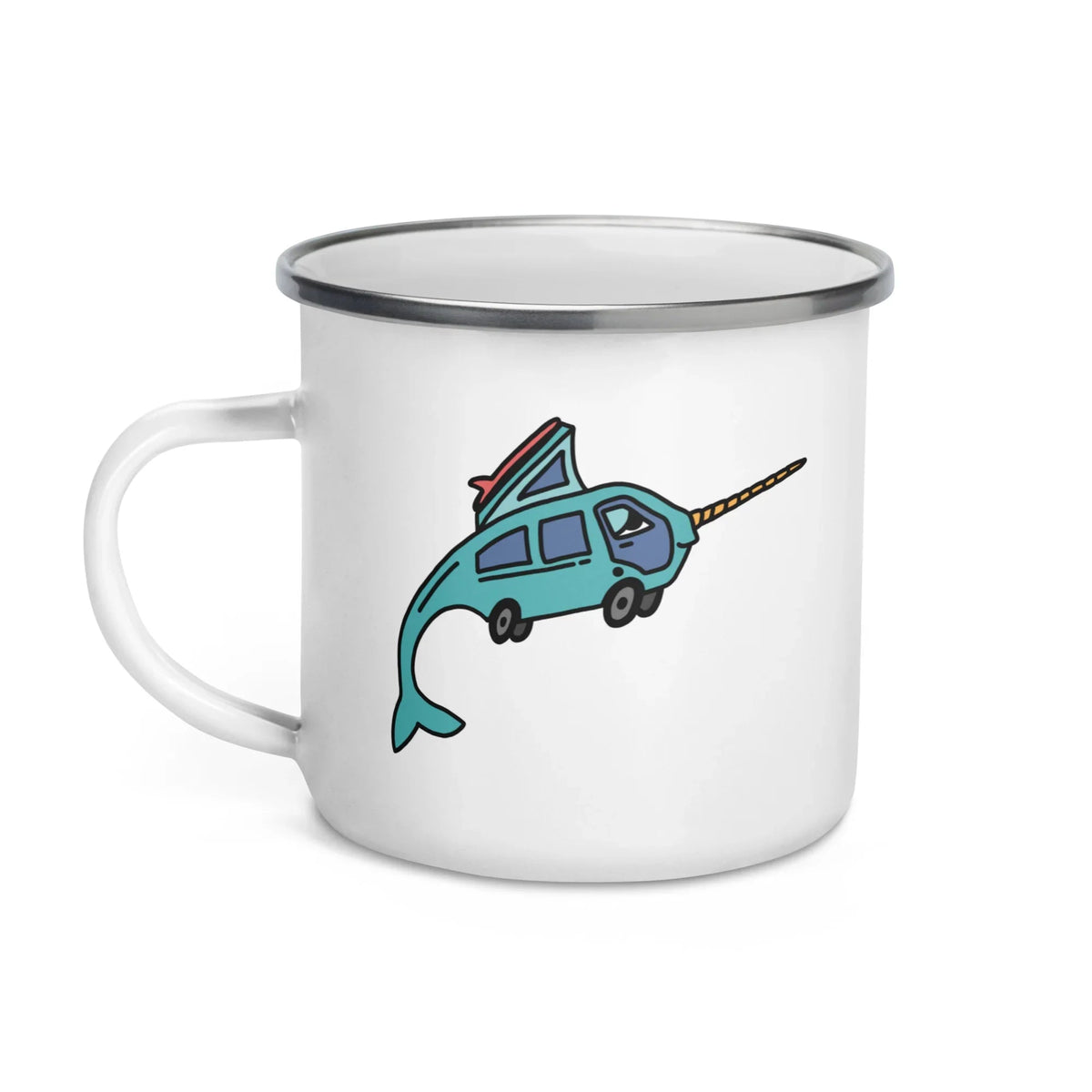 Narwhal Ned Enamel Mug