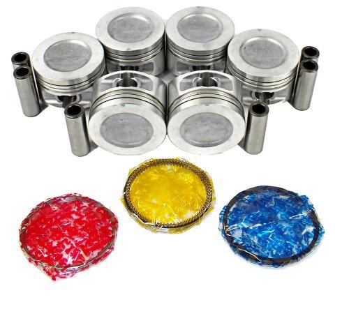 DNJ Piston and Ring Set 1986-1992 Ford 2.9L