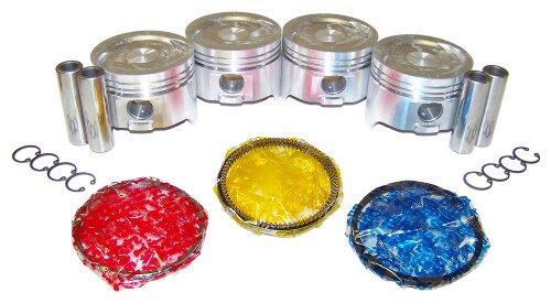 DNJ Piston and Ring Set 1989-1995 Geo, Suzuki 1.6L