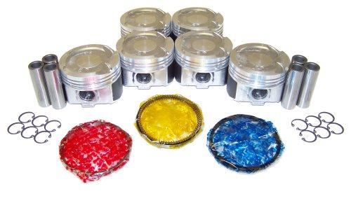 DNJ Piston and Ring Set 1998-2005 Lexus, Toyota 3.0L