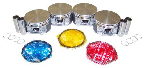 DNJ Piston and Ring Set 1999-2002 Chevrolet, Oldsmobile, Pontiac 2.4L
