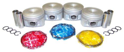 DNJ Piston and Ring Set 2003-2007 Chevrolet, Saab, Saturn 2.0L