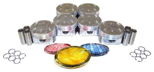 DNJ Piston and Ring Set 2003-2007 Honda 3.0L