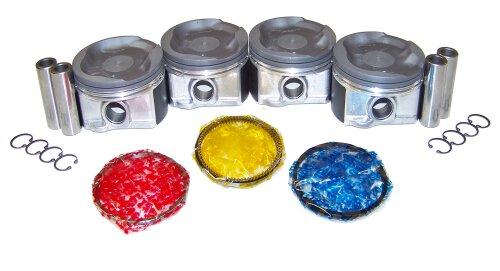 DNJ Piston and Ring Set 2005-2015 Toyota 2.7L