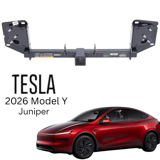 EV Bandit Stainless Steel EcoHitch X5006S | Hidden Trailer Hitch for Tesla Model Y Juniper (2026) | 3, 500 lb Tow Capacity
