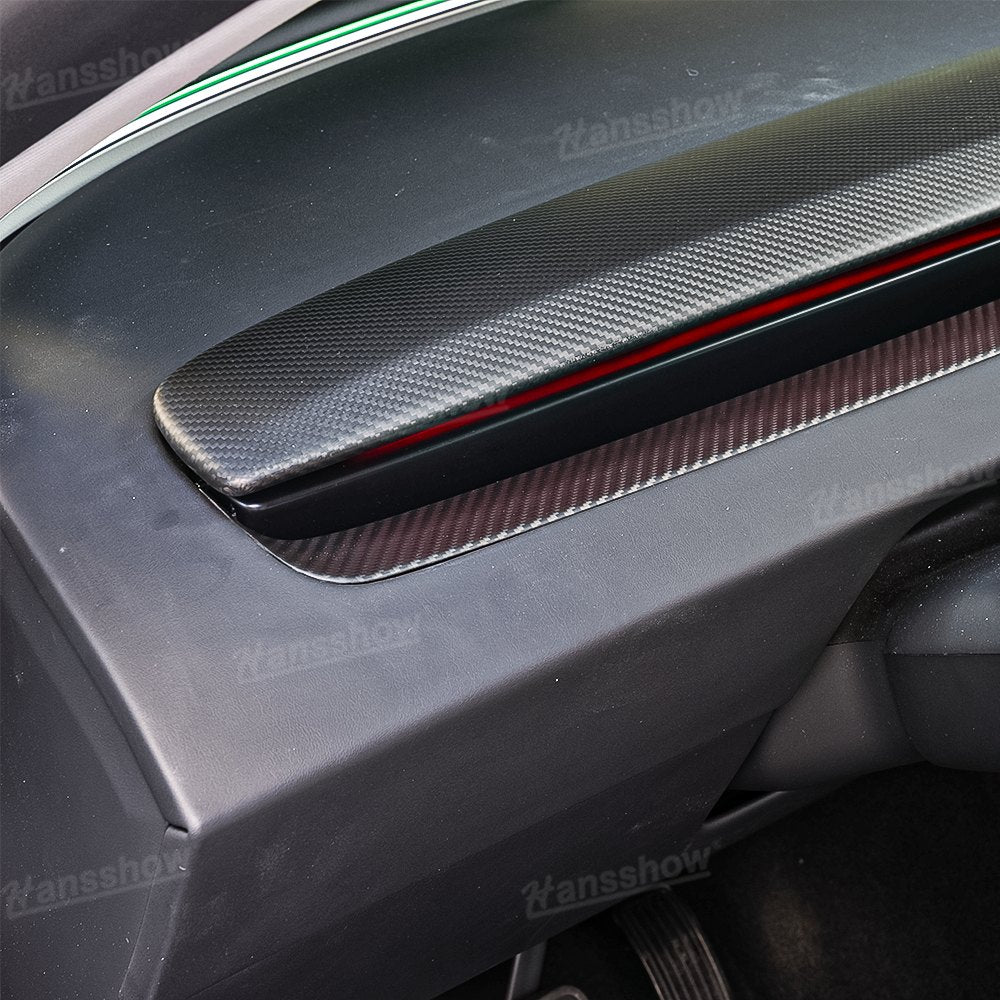 EV Bandit Tesla Dashboard Panel Trim Replacement In Real Carbon Fiber for Model 3 Highland & Y Juniper - image 11