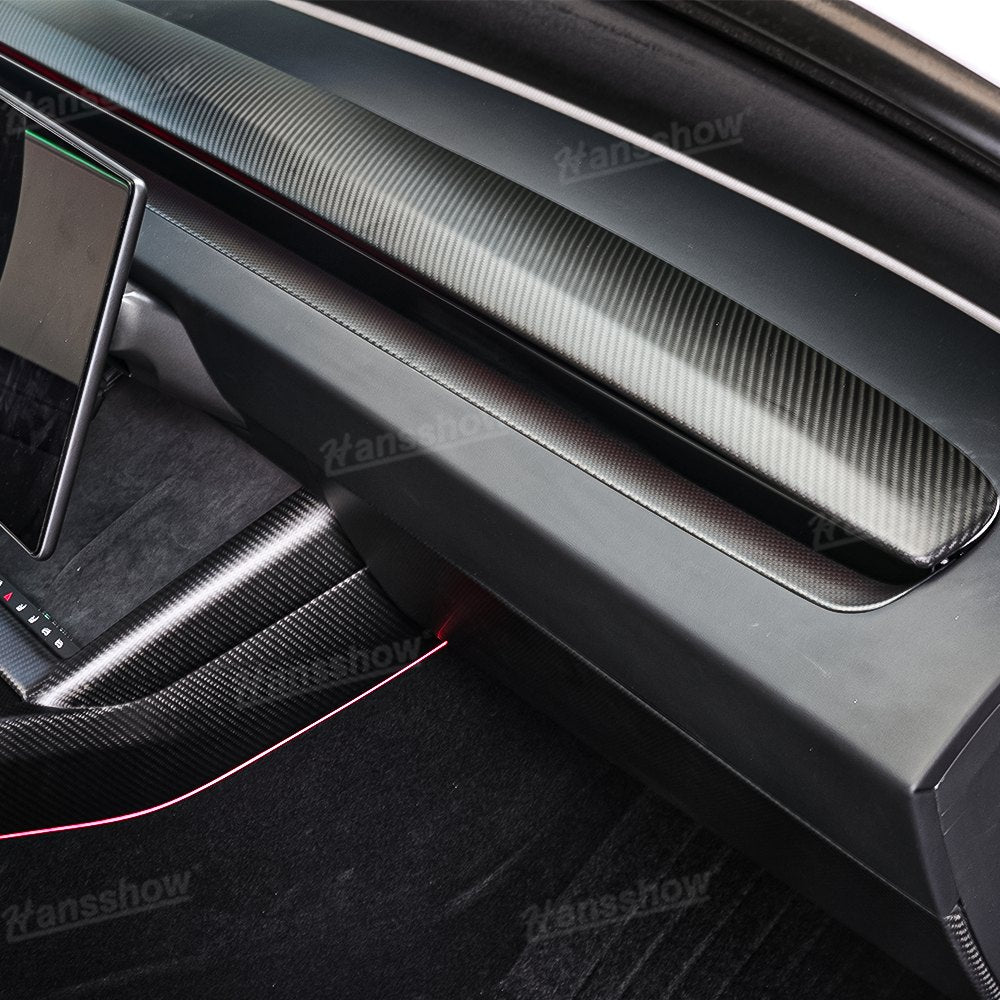 EV Bandit Tesla Dashboard Panel Trim Replacement In Real Carbon Fiber for Model 3 Highland & Y Juniper - image 12