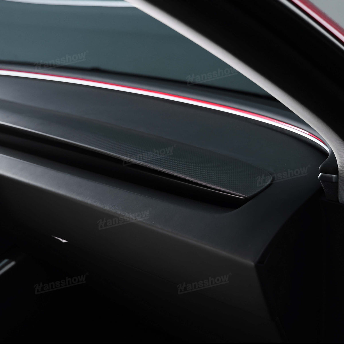 EV Bandit Tesla Dashboard Panel Trim Replacement In Real Carbon Fiber for Model 3 Highland & Y Juniper - image 5