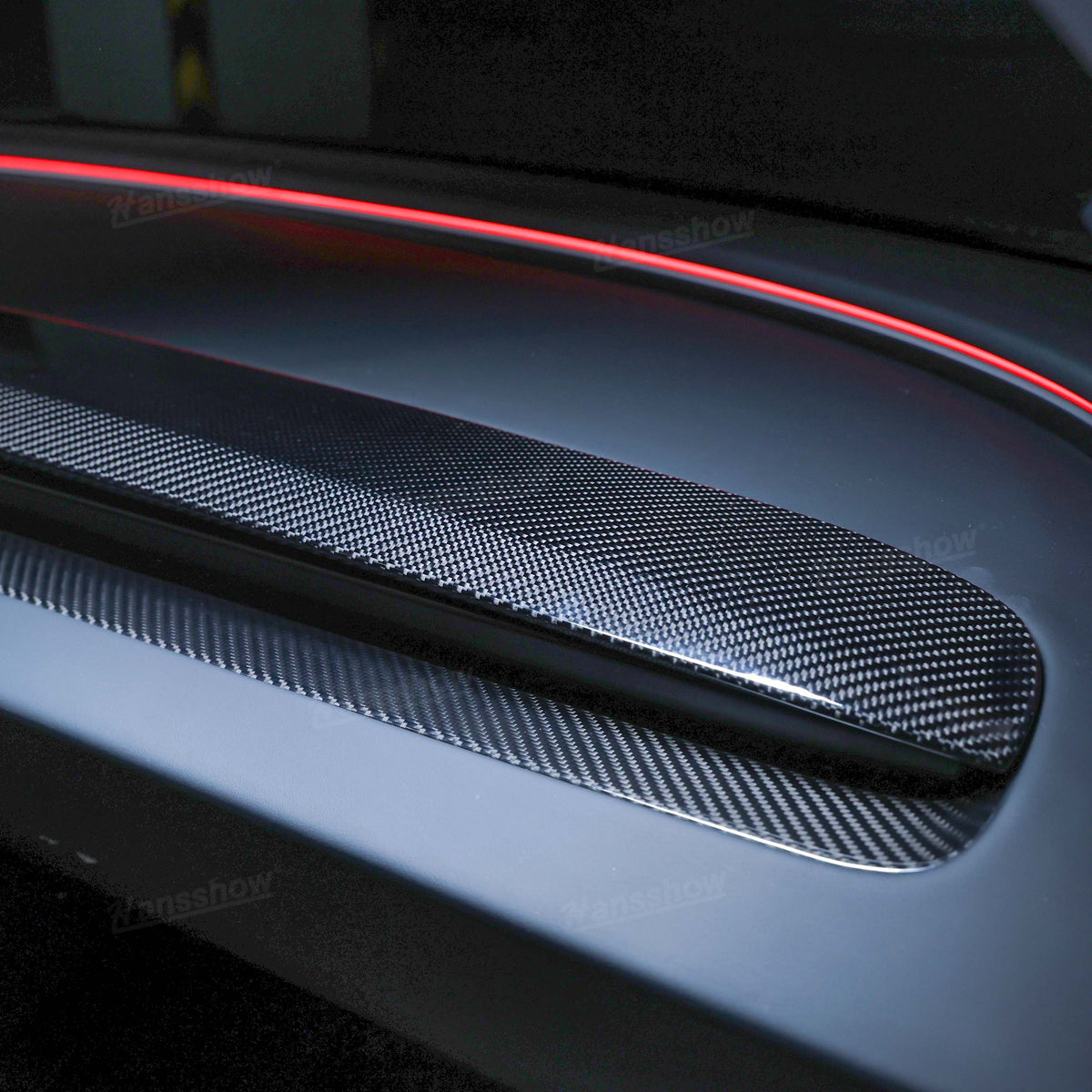 EV Bandit Tesla Dashboard Panel Trim Replacement In Real Carbon Fiber for Model 3 Highland & Y Juniper - image 8
