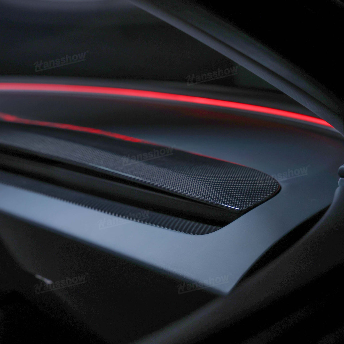 EV Bandit Tesla Dashboard Panel Trim Replacement In Real Carbon Fiber for Model 3 Highland & Y Juniper - image 9