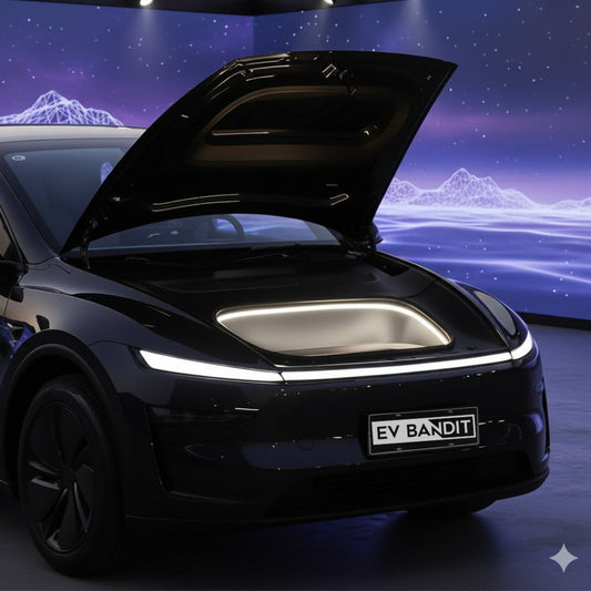 EV Bandit Tesla Model Y Juniper Frunk LED Light Strip 2025 | Ambient Warm Lighting Kit for Model Y Accessories 2020-2026 | Interior Upgrade for Front Trunk