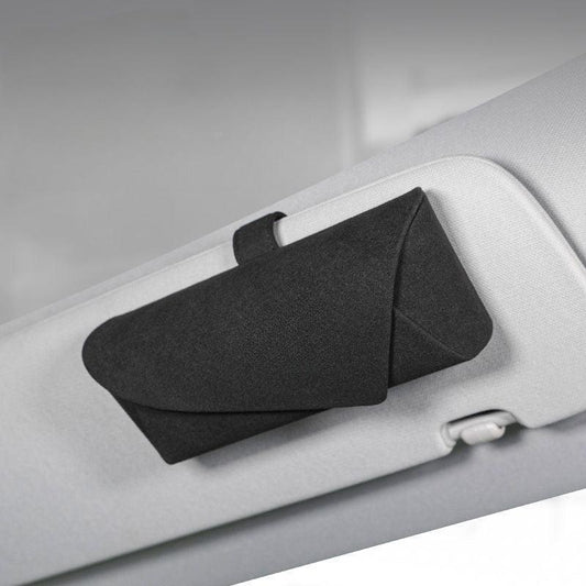 EVSTITAN Suede Car Eyeglass Case