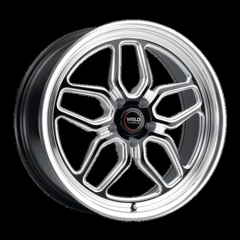 Weld S107 20X11 Laguna 5X120.65 ET70 BS8.75 Gloss Black MIL Dia 70.3