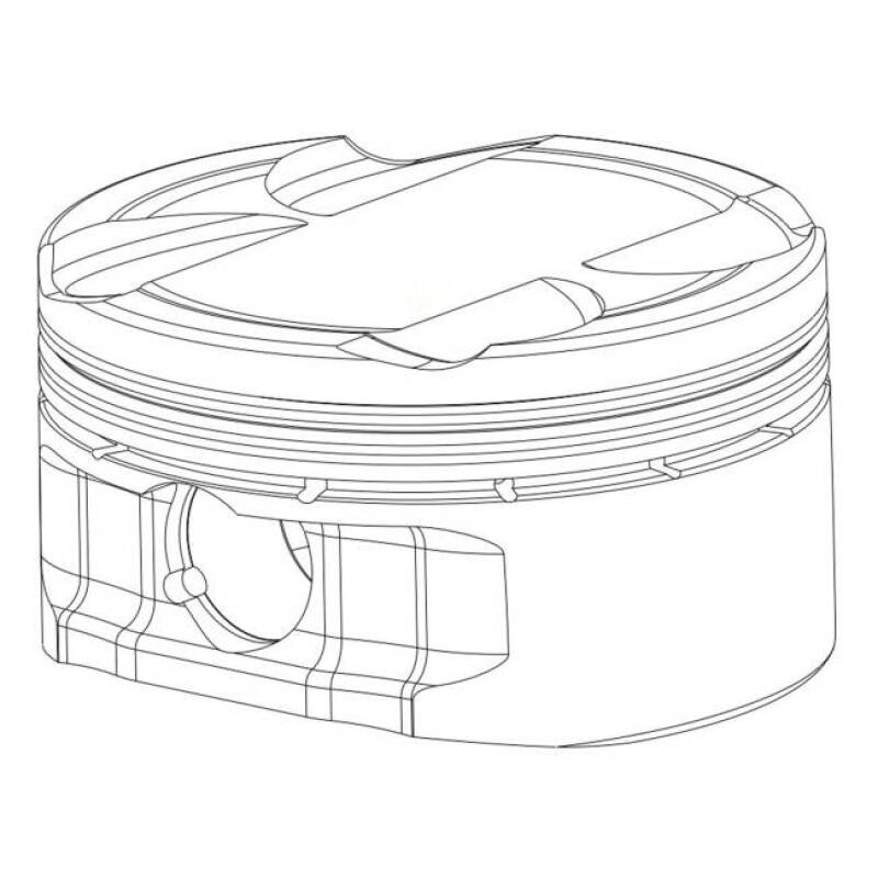 CP-Carrillo Automotive Piston, Each, Cyl: 1, Material ID: 1834 07U92