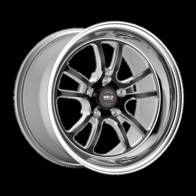 Weld S70 RT-S 17x9in / 5x115 BP / 6.2in. BS - Black Center - Polished Shell Wheel
