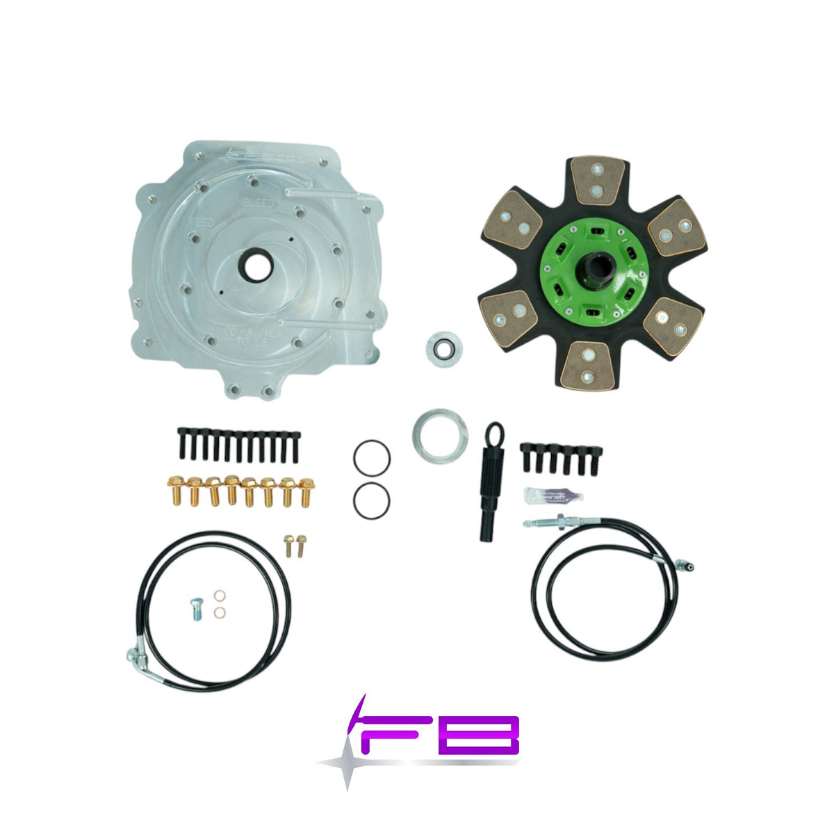 FABbot GM LS to CD009/JK/1EA Transmission Adapter Kit