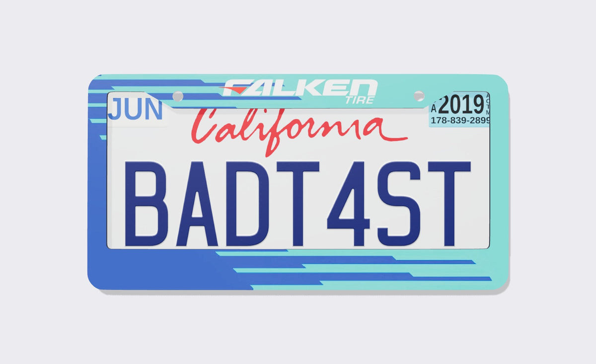 Falken Tire Racing License Plate Frame