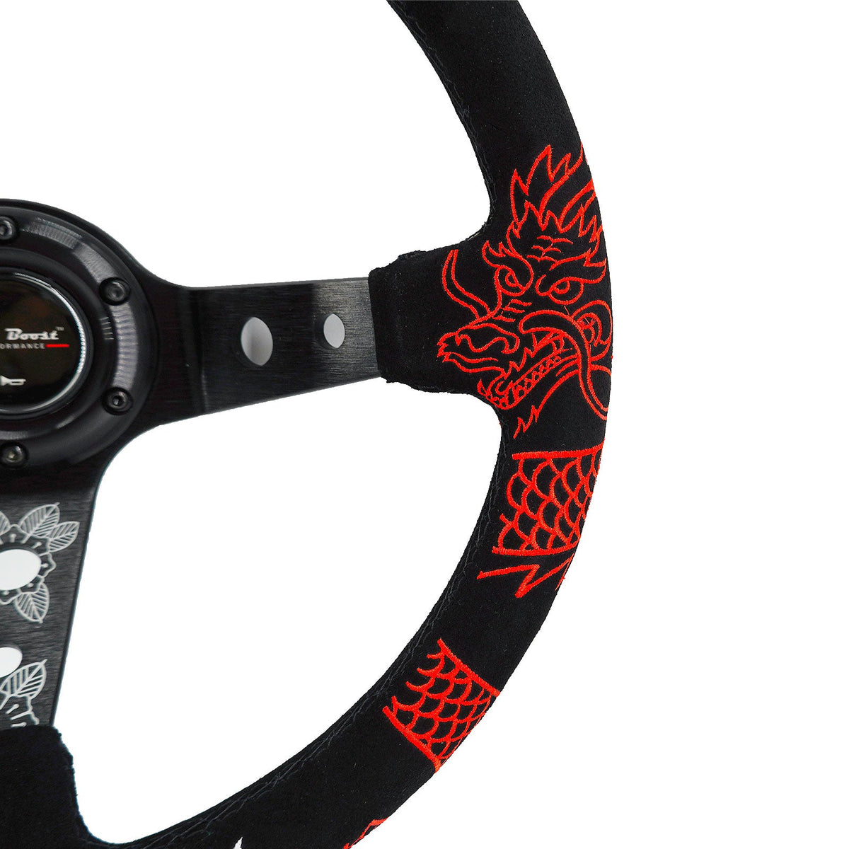 Bull Boost Track Ready 350MM Steering Wheel + Hub Adapter Kit For Subaru Impreza WRX