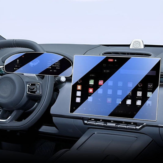 EVSTITAN Navigation Touchscreen And Rear Armrest Screen Protectors For Zeekr 7x