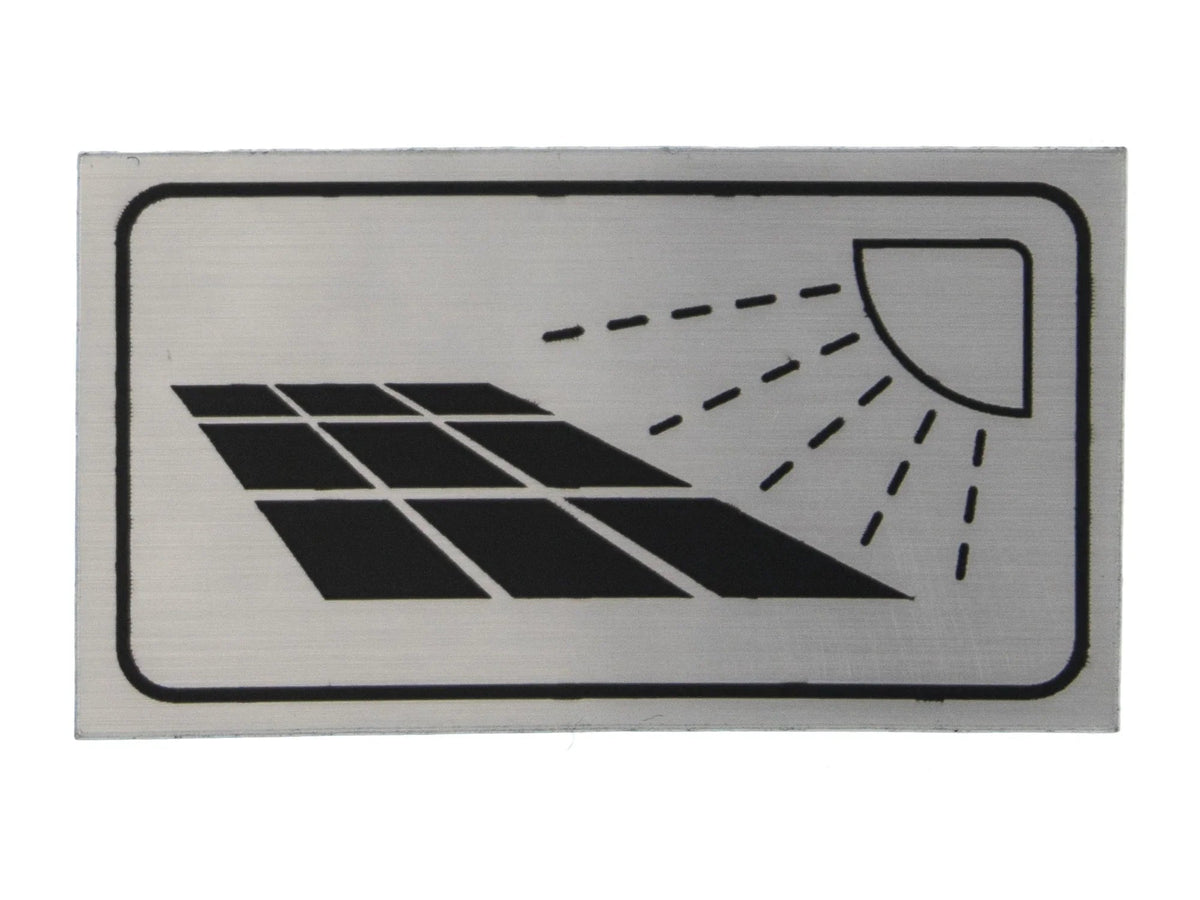 Solar Power Hook-up Decal
