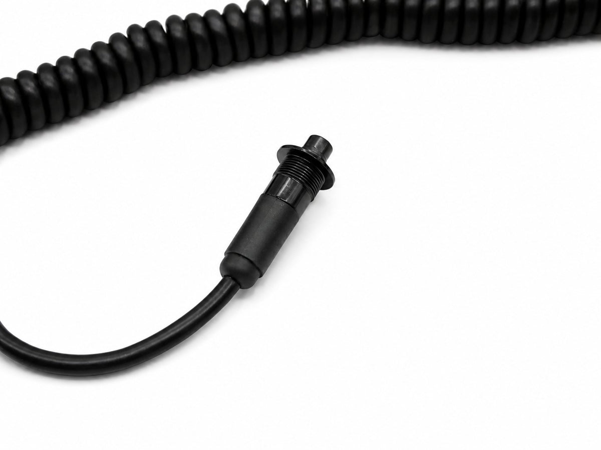 Granatelli Black Pin Head Momentary Push Button Switch w/ 6' Retractable Cord – 810101B - image 3