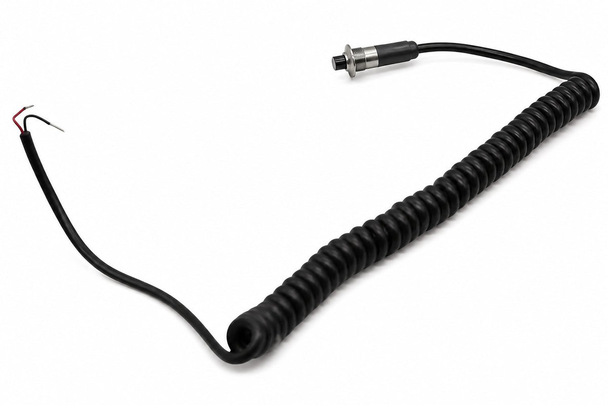Granatelli Silver Pin Head Momentary Push Button Switch w/ 6' Retractable Cord – 810101SL - image 2