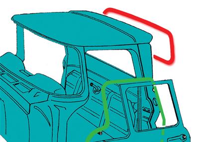 Brothers Trucks Weatherstrip Seals - RWG87ST