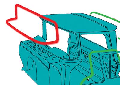 Brothers Trucks Weatherstrip Seals - W387DLX