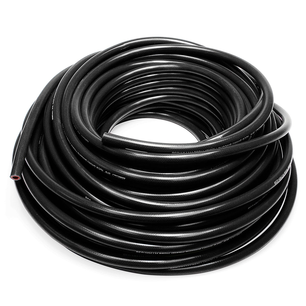 HPS High Temp 1/4"ID(6mm)Reinforced Silicone Heater Hose Black 100 Ft Roll